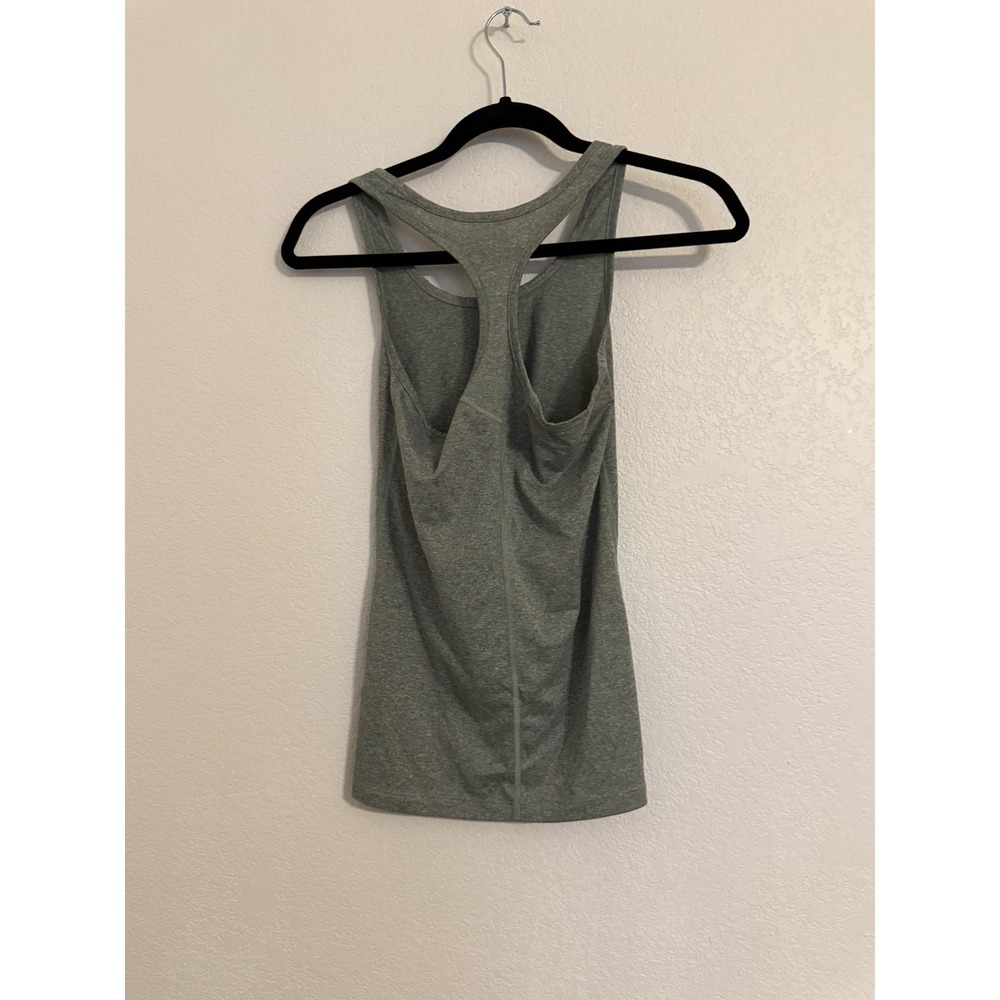 Nike Dri Fit Racerback‎ Tank Top Womens XS Grey Athletic Workout Gym - Picture 3 of 3